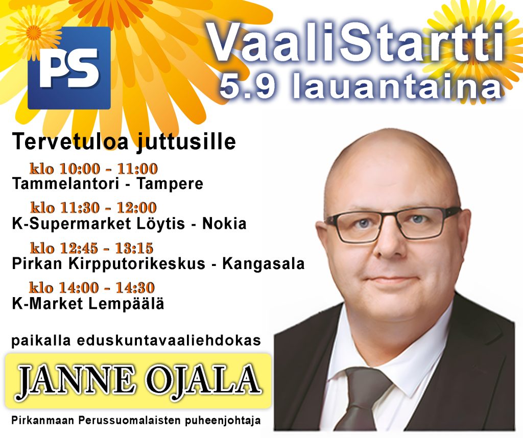 Janne Ojala - Vaalistartti 5.9.2026